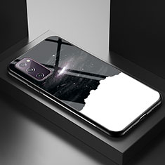 Funda Bumper Silicona Gel Espejo Patron de Moda Carcasa LS1 para Samsung Galaxy S20 FE 4G Negro