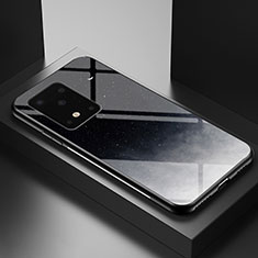 Funda Bumper Silicona Gel Espejo Patron de Moda Carcasa LS1 para Samsung Galaxy S20 Plus Gris