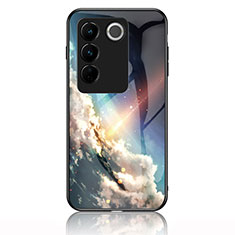 Funda Bumper Silicona Gel Espejo Patron de Moda Carcasa LS1 para Vivo V27 Pro 5G Multicolor