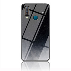 Funda Bumper Silicona Gel Espejo Patron de Moda Carcasa LS1 para Vivo Y15 Gris