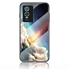 Funda Bumper Silicona Gel Espejo Patron de Moda Carcasa LS1 para Vivo Y74s 5G Multicolor