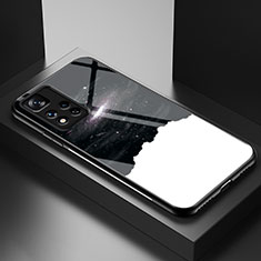 Funda Bumper Silicona Gel Espejo Patron de Moda Carcasa LS1 para Xiaomi Mi 11i 5G (2022) Negro