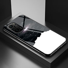 Funda Bumper Silicona Gel Espejo Patron de Moda Carcasa LS1 para Xiaomi Mi 11i 5G Negro