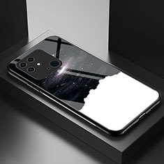 Funda Bumper Silicona Gel Espejo Patron de Moda Carcasa LS1 para Xiaomi Redmi 10 Power Negro