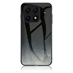 Funda Bumper Silicona Gel Espejo Patron de Moda Carcasa LS2 para Huawei Honor X6 Gris