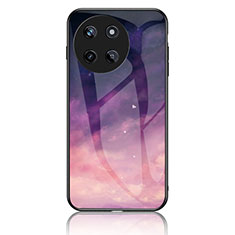 Funda Bumper Silicona Gel Espejo Patron de Moda Carcasa LS2 para Realme 11 4G Morado