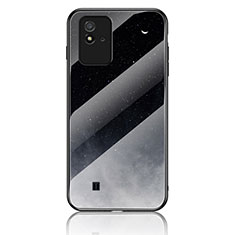 Funda Bumper Silicona Gel Espejo Patron de Moda Carcasa LS2 para Realme C20 Gris