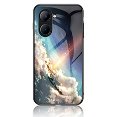 Funda Bumper Silicona Gel Espejo Patron de Moda Carcasa LS2 para Realme C33 (2023) Multicolor