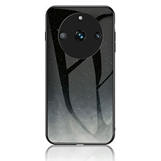 Funda Bumper Silicona Gel Espejo Patron de Moda Carcasa LS2 para Realme Narzo 60 Pro 5G Gris