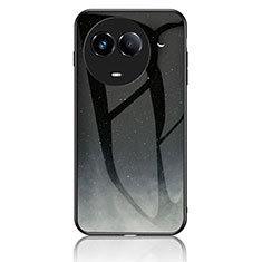 Funda Bumper Silicona Gel Espejo Patron de Moda Carcasa LS2 para Realme Narzo 60x 5G Gris