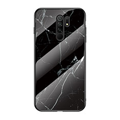 Funda Bumper Silicona Gel Espejo Patron de Moda Carcasa LS2 para Xiaomi Poco M2 Negro