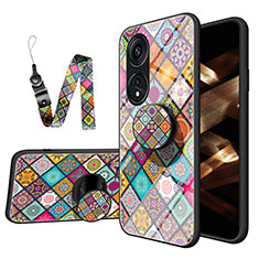 Funda Bumper Silicona Gel Espejo Patron de Moda Carcasa LS3 para Huawei Honor X5 Plus Multicolor