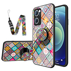 Funda Bumper Silicona Gel Espejo Patron de Moda Carcasa LS3 para OnePlus Nord CE 2 5G Multicolor