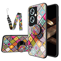 Funda Bumper Silicona Gel Espejo Patron de Moda Carcasa LS3 para Oppo A79 5G Multicolor