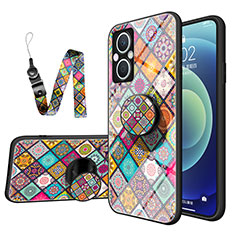 Funda Bumper Silicona Gel Espejo Patron de Moda Carcasa LS3 para Oppo A96 5G Vistoso