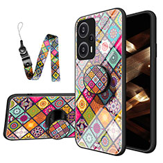 Funda Bumper Silicona Gel Espejo Patron de Moda Carcasa LS3 para Xiaomi Redmi Note 12 Turbo 5G Multicolor