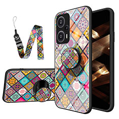 Funda Bumper Silicona Gel Espejo Patron de Moda Carcasa LS3 para Xiaomi Redmi Note 12 Turbo 5G Vistoso