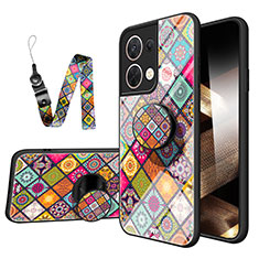 Funda Bumper Silicona Gel Espejo Patron de Moda Carcasa LS3 para Xiaomi Redmi Note 13 Pro 5G Multicolor