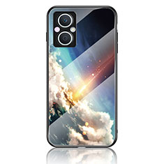 Funda Bumper Silicona Gel Espejo Patron de Moda Carcasa LS4 para Oppo A96 5G Multicolor