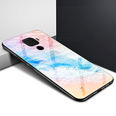 Funda Bumper Silicona Gel Espejo Patron de Moda Carcasa para Huawei Nova 5z Vistoso