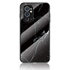 Funda Bumper Silicona Gel Espejo Patron de Moda Carcasa para OnePlus 9RT 5G Negro