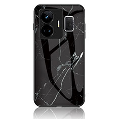 Funda Bumper Silicona Gel Espejo Patron de Moda Carcasa para Realme GT Neo5 240W 5G Negro