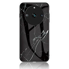 Funda Bumper Silicona Gel Espejo Patron de Moda Carcasa para Realme Narzo 60 Pro 5G Negro