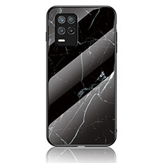 Funda Bumper Silicona Gel Espejo Patron de Moda Carcasa para Realme V13 5G Negro