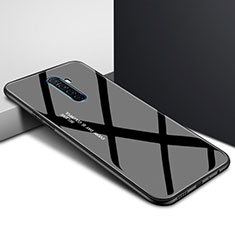 Funda Bumper Silicona Gel Espejo Patron de Moda Carcasa para Realme X2 Pro Negro