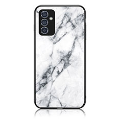 Funda Bumper Silicona Gel Espejo Patron de Moda Carcasa para Samsung Galaxy A15 LTE Blanco