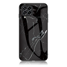 Funda Bumper Silicona Gel Espejo Patron de Moda Carcasa para Samsung Galaxy M33 5G Negro