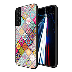 Funda Bumper Silicona Gel Espejo Patron de Moda Carcasa para Samsung Galaxy S22 5G Vistoso