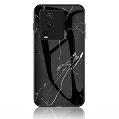 Funda Bumper Silicona Gel Espejo Patron de Moda Carcasa para Vivo iQOO Neo7 SE Negro