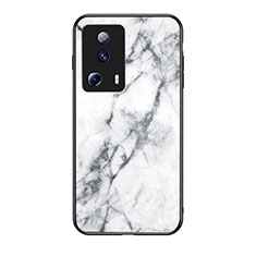 Funda Bumper Silicona Gel Espejo Patron de Moda Carcasa para Xiaomi Civi 2 5G Blanco