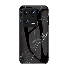 Funda Bumper Silicona Gel Espejo Patron de Moda Carcasa para Xiaomi Mi 13 Pro 5G Negro