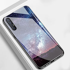 Funda Bumper Silicona Gel Espejo Patron de Moda Carcasa S02 para Oppo Reno3 Pro Gris