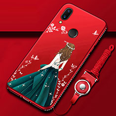 Funda Bumper Silicona Gel Espejo Vestido de Novia Carcasa para Huawei P Smart Z Multicolor