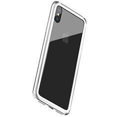 Funda Bumper Silicona Gel para Apple iPhone Xs Blanco
