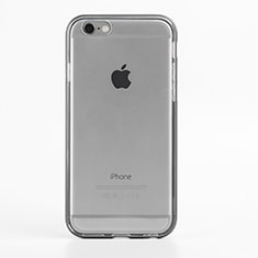 Funda Bumper Silicona Transparente Gel para Apple iPhone 6 Gris