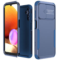 Funda Bumper Silicona y Plastico Carcasa Frontal y Trasera 360 Grados MQ1 para Samsung Galaxy A13 5G Azul