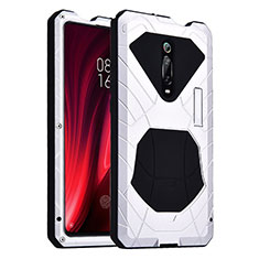 Funda Bumper Silicona y Plastico Carcasa Frontal y Trasera 360 Grados R01 para Xiaomi Mi 9T Pro Blanco