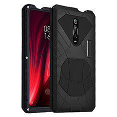 Funda Bumper Silicona y Plastico Carcasa Frontal y Trasera 360 Grados R01 para Xiaomi Redmi K20 Negro