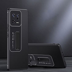 Funda Bumper Silicona y Plastico Mate Carcasa con Soporte JB1 para Xiaomi Mi 13 5G Negro