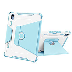 Funda Bumper Silicona y Plastico Mate Carcasa con Soporte L05 para Apple iPad 10.9 (2022) Azul