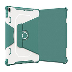 Funda Bumper Silicona y Plastico Mate Carcasa con Soporte L05 para Apple iPad Pro 10.5 Verde