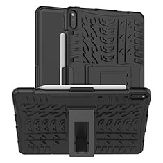 Funda Bumper Silicona y Plastico Mate Carcasa con Soporte para Huawei MatePad Pro Negro