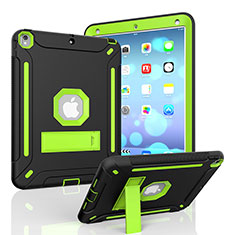 Funda Bumper Silicona y Plastico Mate Carcasa con Soporte YJ1 para Apple iPad Air 3 Verde