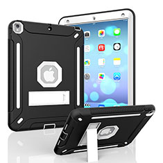 Funda Bumper Silicona y Plastico Mate Carcasa con Soporte YJ2 para Apple iPad Air 3 Gris Oscuro