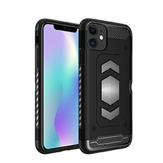 Funda Bumper Silicona y Plastico Mate Carcasa Magnetico para Apple iPhone 11 Negro