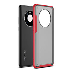 Funda Bumper Silicona y Plastico Mate Carcasa para Huawei Mate 40E Pro 5G Rojo